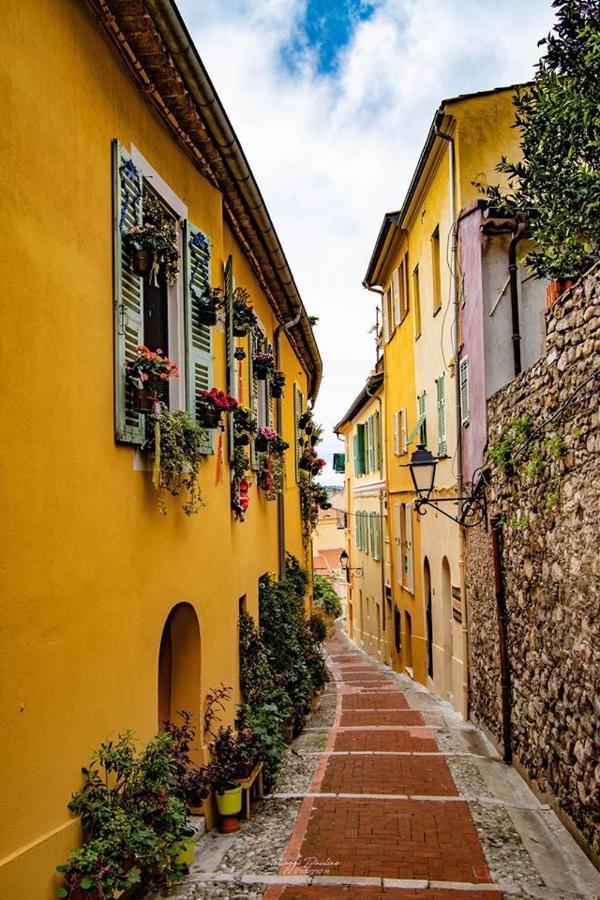 Magnifique Duplex Vue Mer Menton Eksteriør billede