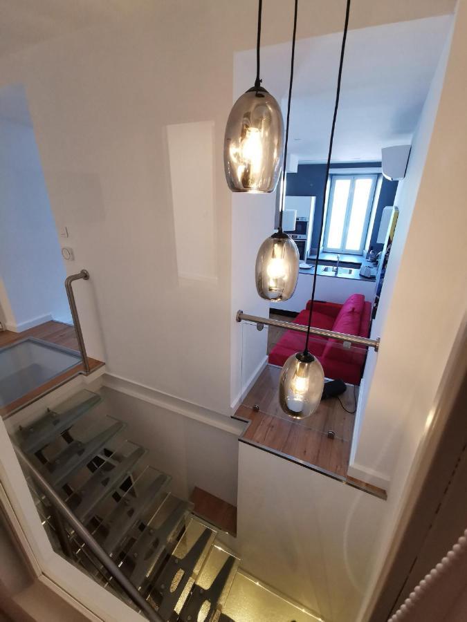 Magnifique Duplex Vue Mer Menton Eksteriør billede